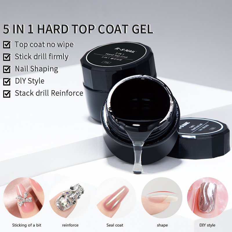 RSNAIL 5 IN 1 Japanse Hard Top - Gel Top Coat recensie en prijs