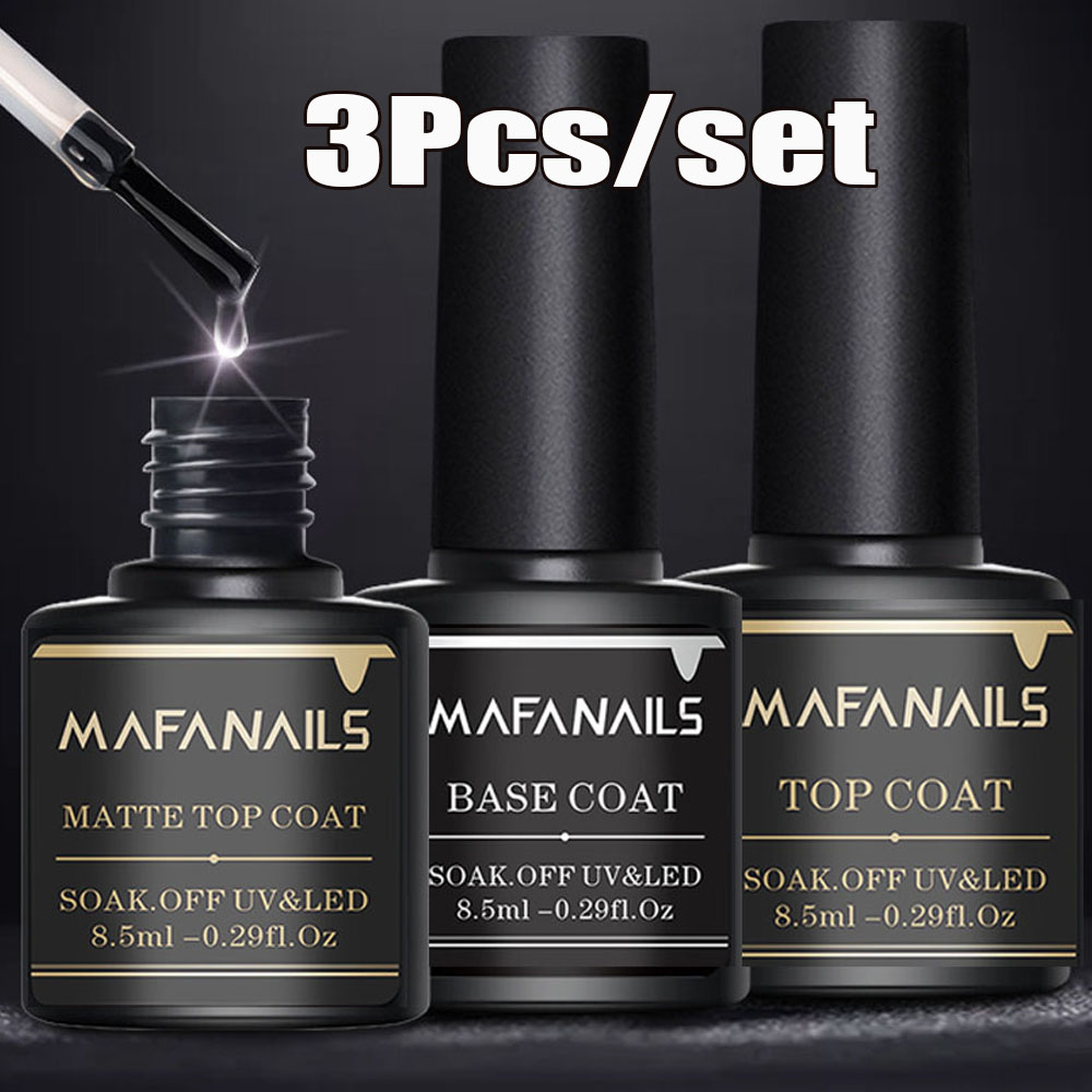 3 STKS/SET Basis & Top & Matte - Gel Top Coat recensie en prijs