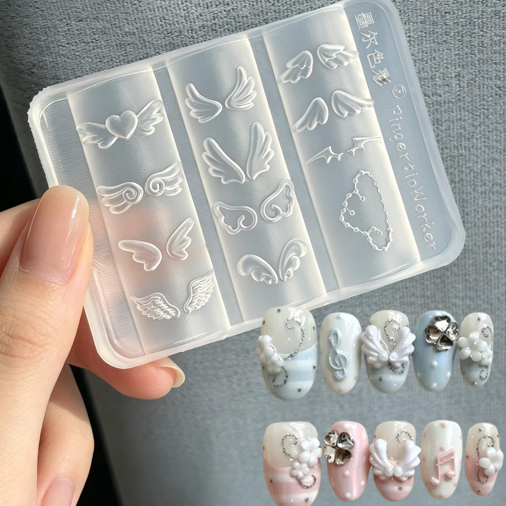 1 stuk 3D engelenvleugel nagel - Nail Art Elegant recensie en prijs