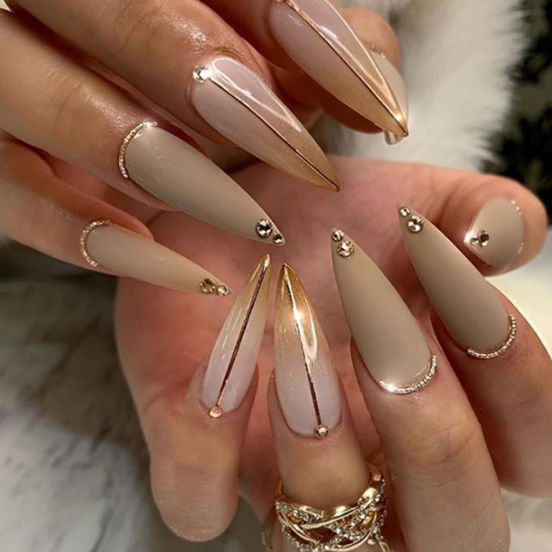 500 stks/partij Lange Amandel  - Nail Art Xs recensie en prijs