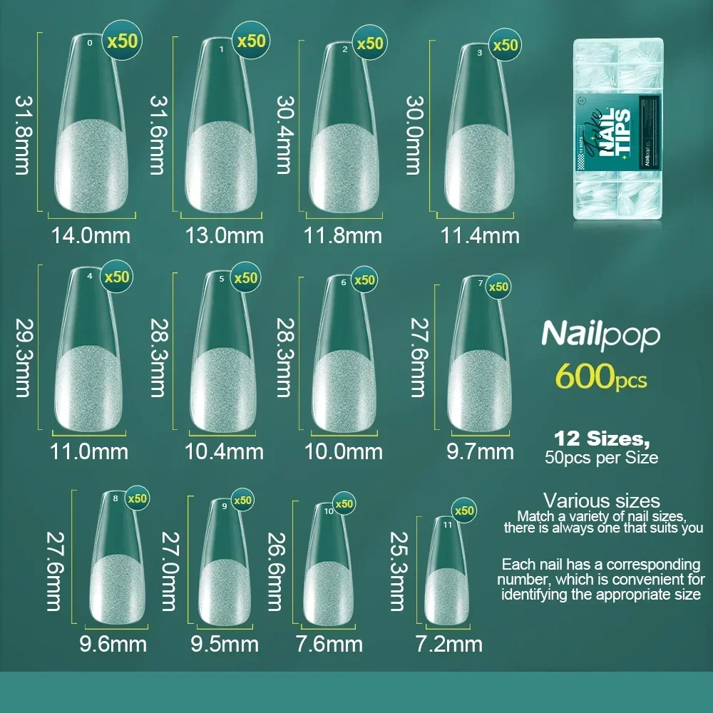 NAILPOP Zachte Gel Nageltips 6 - Nail Art Xs recensie en prijs