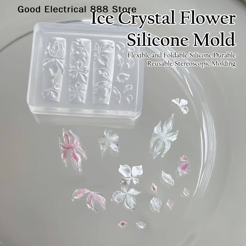 【GE】1 stuks 3D ijskristal bloe - Nail Art Elegant recensie en prijs