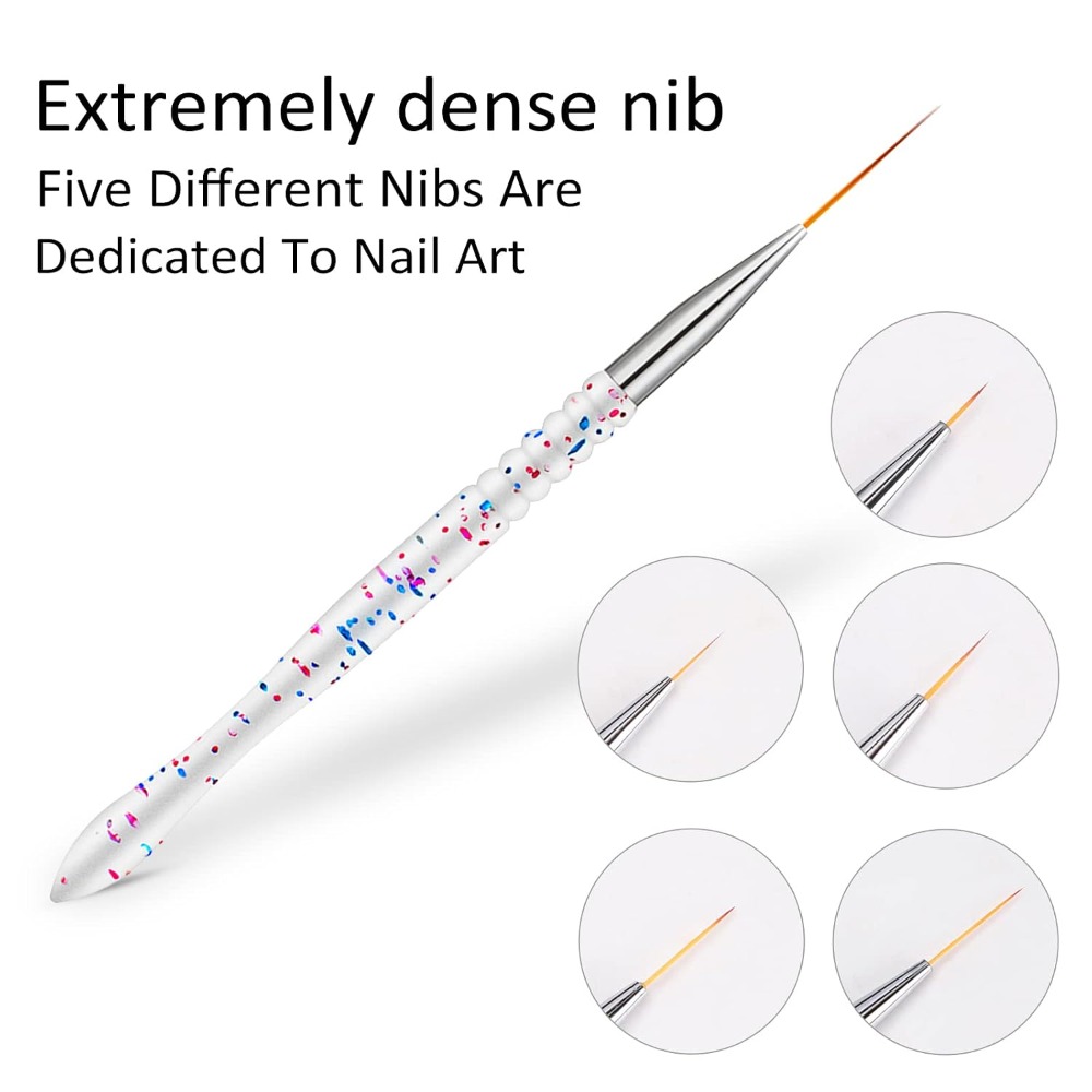 5-delige professionele nagelku - Nail Art Brush Set recensie en prijs