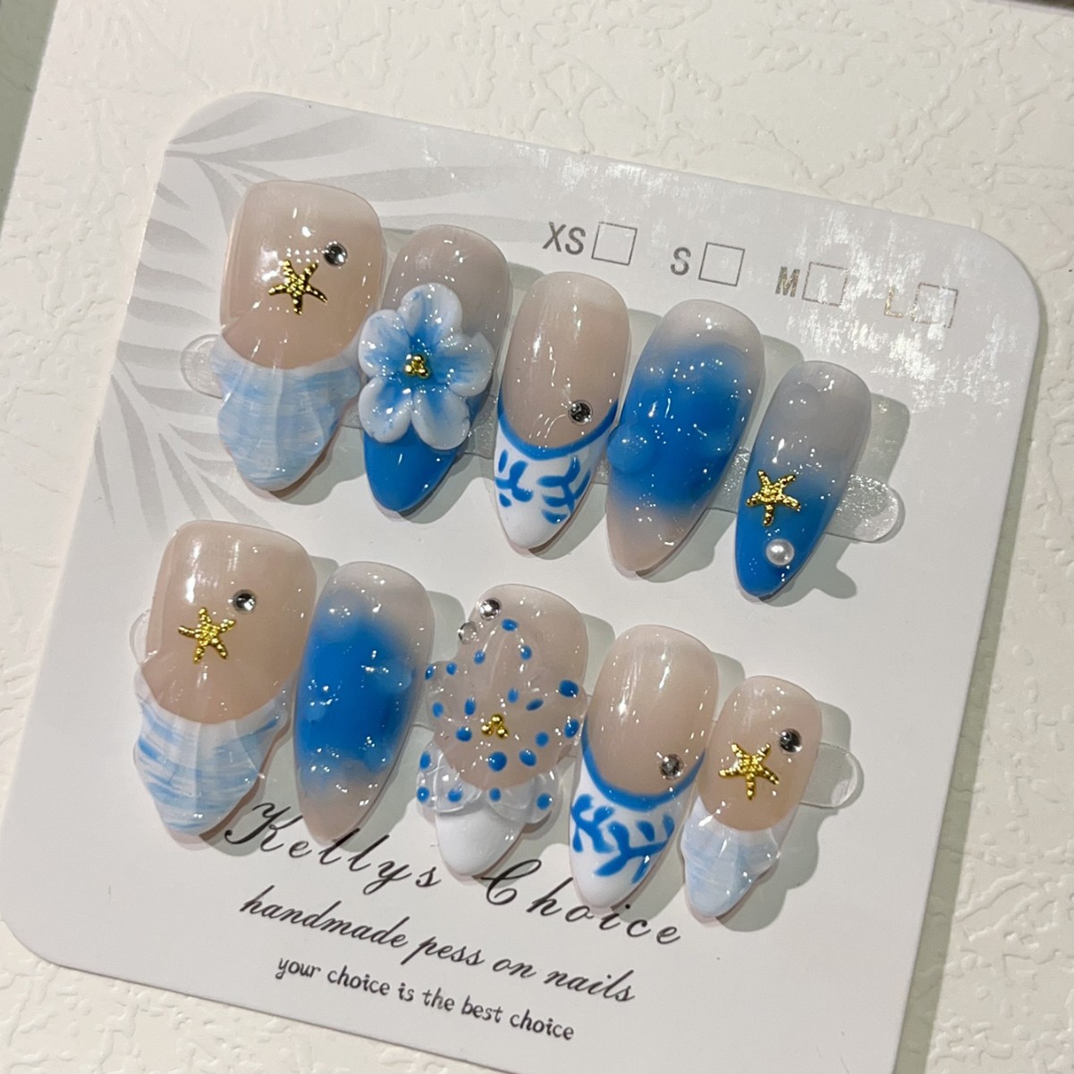 10 stuks zomer eiland stijl ne - Nail Art Gold recensie en prijs