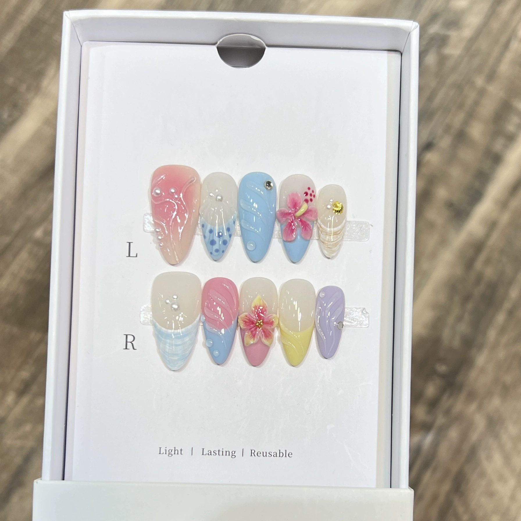10 stuks zomer eiland stijl ne - Nail Art Gold recensie en prijs
