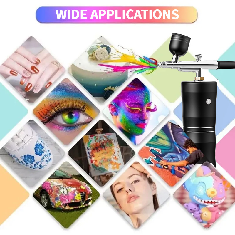 Zuurstof Spray Mini Luchtcompr - Nail Art Brush Set recensie en prijs